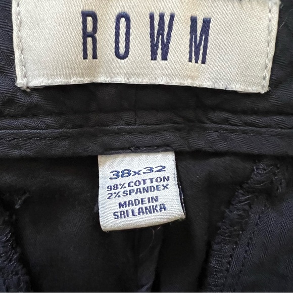 Rowm Men's Navy Pants size 38X32 - Picture 3 of 5